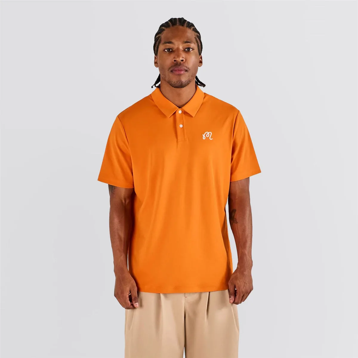 Malbon Fairway Polo Marmalade 高爾夫 polo