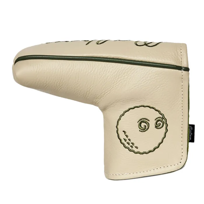 Malbon Golf 皮革刀背推桿套 blade putter headcover